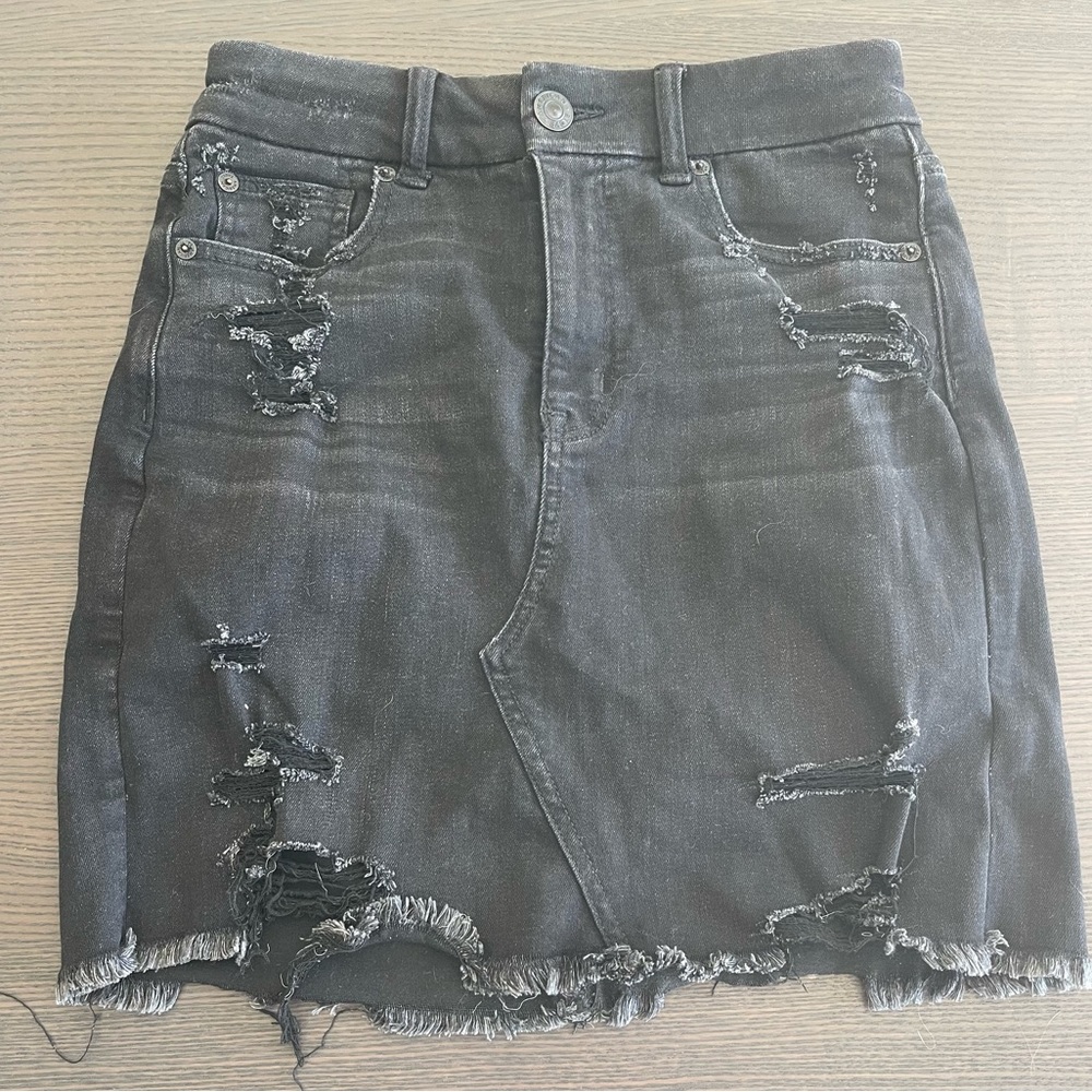 American Eagle Curvy Hi-Rise Mini Skirt - Picture 1 of 3